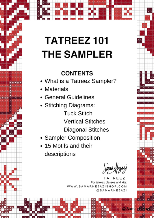 Tatreez 101 - Sampler 1 - Digital Download